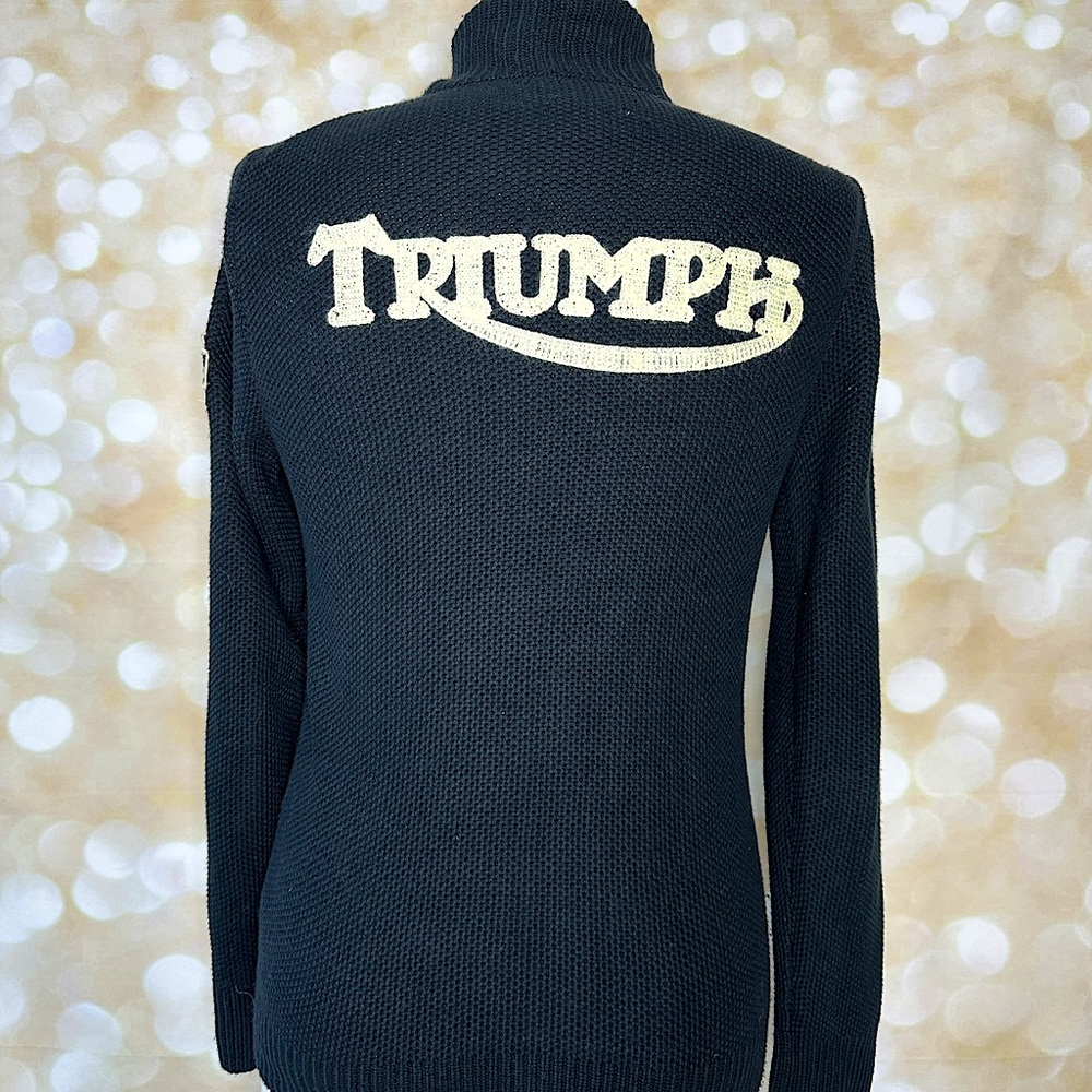 Men’s Black Zip Up Triumph Sweater *Lucky Brand